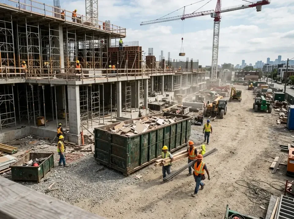 commercial-construction-site-w-002 — frequently asked questions, Low Cost Construction Dumpster Rental in Wheeler AFB, HI
